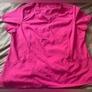Pink Cherokee 3x scrub top